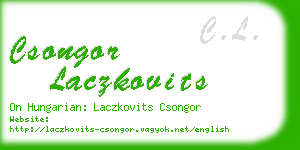 csongor laczkovits business card